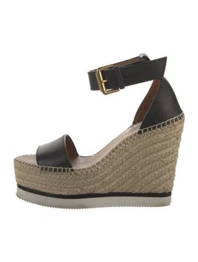 Pre-owned See By Chloé Leather Espadrilles