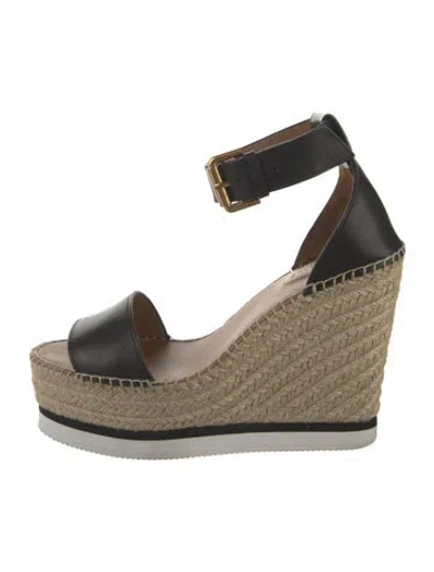 Pre-owned See By Chloé Leather Espadrilles