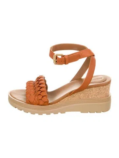 Pre-owned See By Chloé Leather Gladiator Sandals In Brown