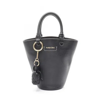 Pre-owned See By Chloé Leather Handbag () In Black