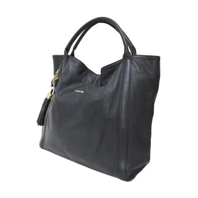 Pre-owned See By Chloé Leather Handbag Tote Bag () In Black