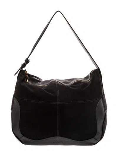 Pre-owned See By Chloé Leather Hobo In Black