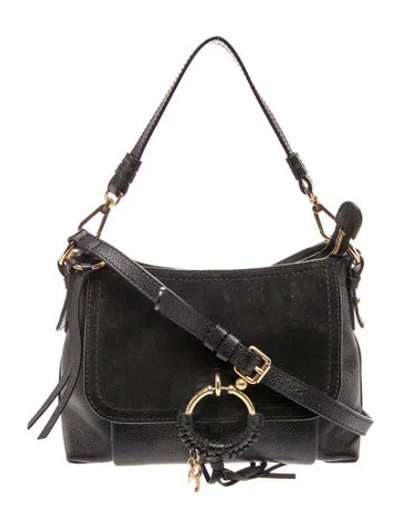 Pre-owned See By Chloé Leather Hobo In Black