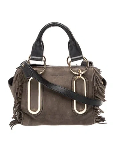 Pre-owned See By Chloé Leather Hobo In Gray