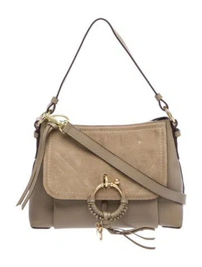Pre-owned See By Chloé Leather Hobo In Neutral