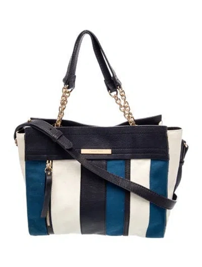Pre-owned See By Chloé Leather Messenger Bag In Blue