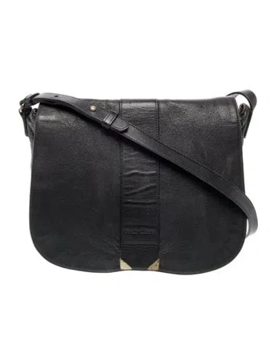 Pre-owned See By Chloé Leather Messenger Bag In Blue