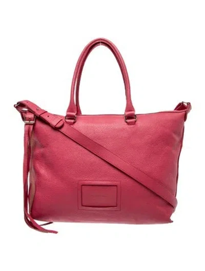 Pre-owned See By Chloé Leather Messenger Bag In Pink