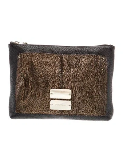 Pre-owned See By Chloé Leather Portfolio In Black