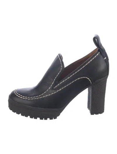 Pre-owned See By Chloé Leather Pumps In Blue
