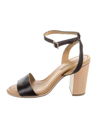 Pre-owned See By Chloé Leather Sandals In Black