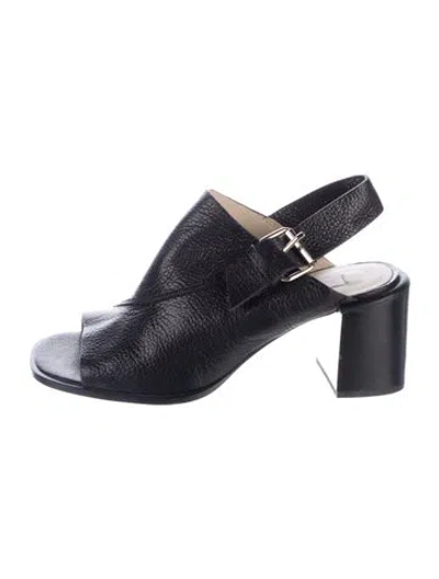 Pre-owned See By Chloé Leather Sandals In Blue