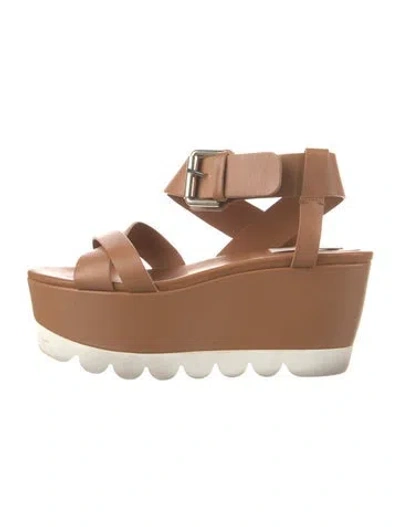 Pre-owned See By Chloé Leather Sandals In Brown