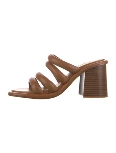 Pre-owned See By Chloé Leather Sandals In Brown