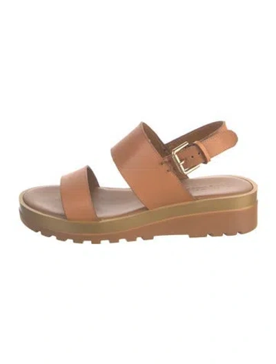 Pre-owned See By Chloé Leather Sandals In Brown