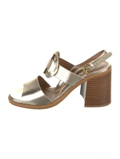 Pre-owned See By Chloé Leather Sandals In Brown