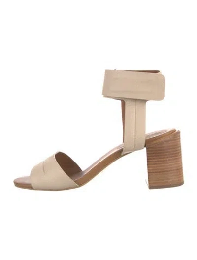 Pre-owned See By Chloé Leather Sandals In Neutral