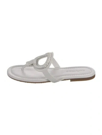 Pre-owned See By Chloé Leather Sandals In White