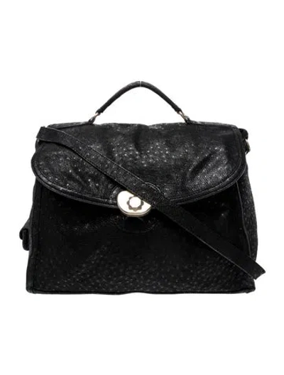 Pre-owned See By Chloé Leather Shoulder Bag In Black