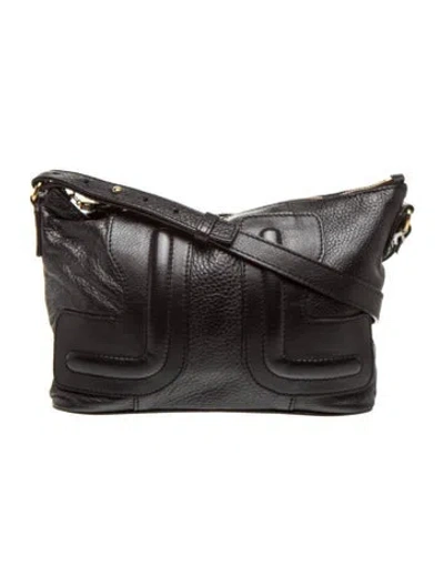 Pre-owned See By Chloé Leather Shoulder Bag In Black