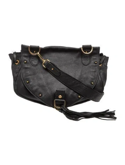 Pre-owned See By Chloé Leather Shoulder Bag In Black