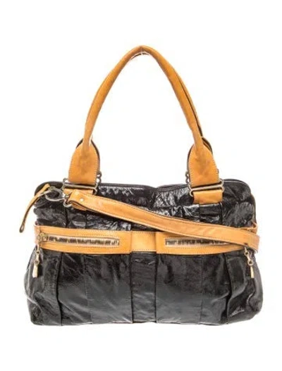Pre-owned See By Chloé Leather Shoulder Bag In Black