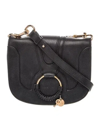 Pre-owned See By Chloé Leather Shoulder Bag In Black