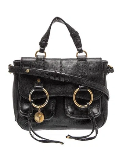 Pre-owned See By Chloé Leather Shoulder Bag In Black