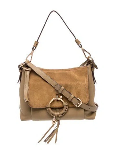 Pre-owned See By Chloé Leather Shoulder Bag In Green