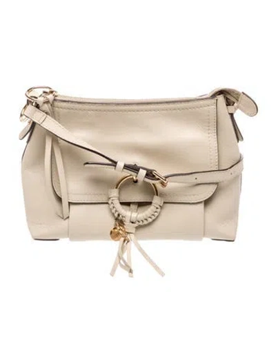 Pre-owned See By Chloé Leather Shoulder Bag In Neutral