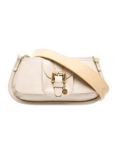 Pre-owned See By Chloé Leather Shoulder Bag In Neutral