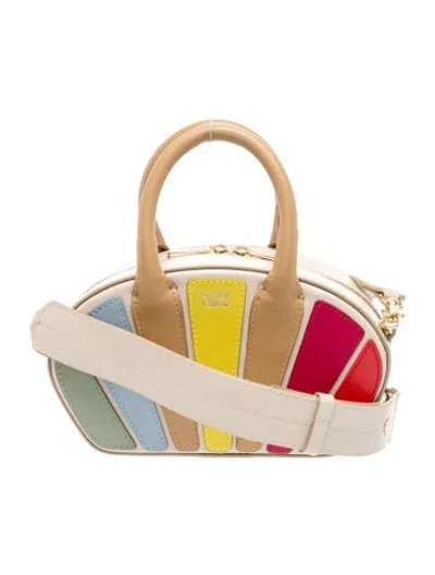 Pre-owned See By Chloé Leather Shoulder Bag In Neutrals