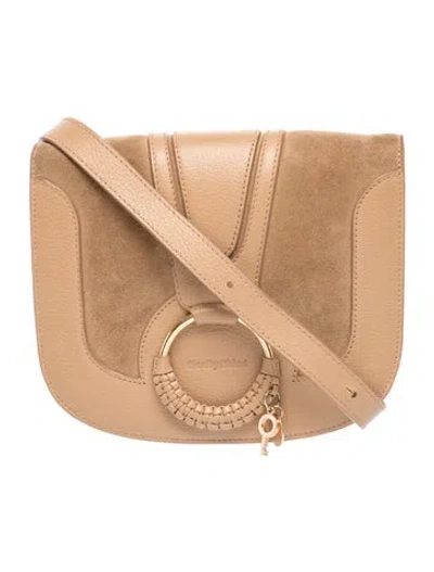 Pre-owned See By Chloé Leather Shoulder Bag In Neutrals