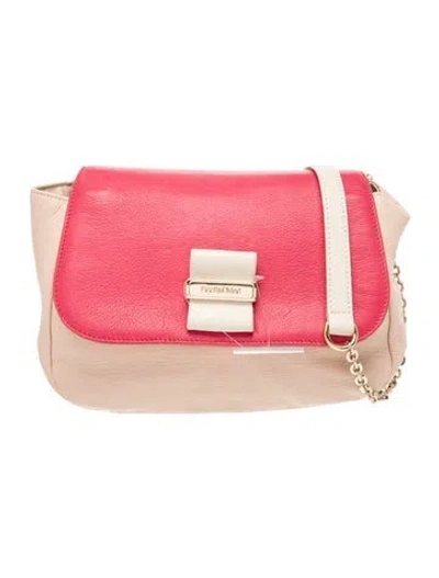 Pre-owned See By Chloé Leather Shoulder Bag In Pink