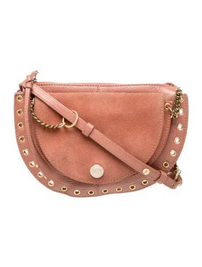 Pre-owned See By Chloé Leather Shoulder Bag In Pink