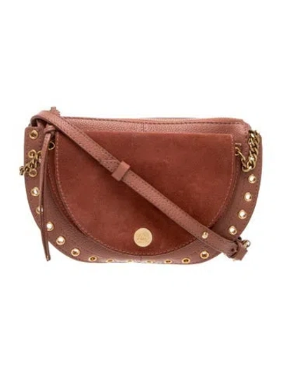 Pre-owned See By Chloé Leather Shoulder Bag In Pink