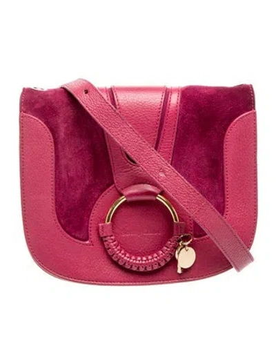 Pre-owned See By Chloé Leather Shoulder Bag In Pink