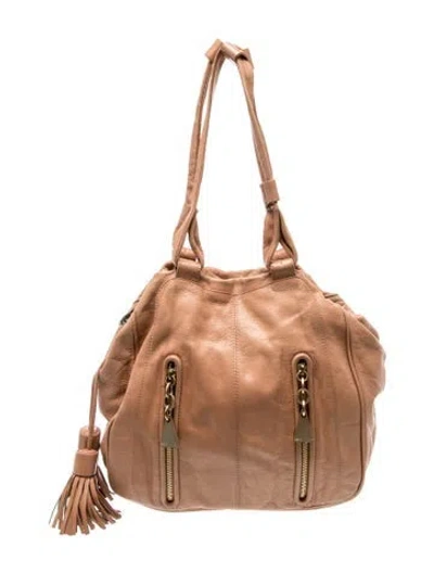 Pre-owned See By Chloé Leather Shoulder Bag In Pink