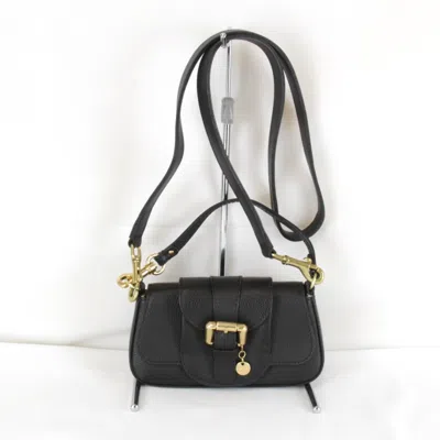 Pre-owned See By Chloé Leather Shoulder Bag () In Black