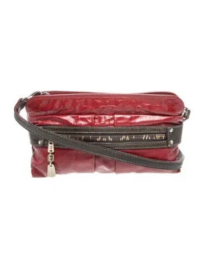 Pre-owned See By Chloé Leather Shoulder Bag In Red