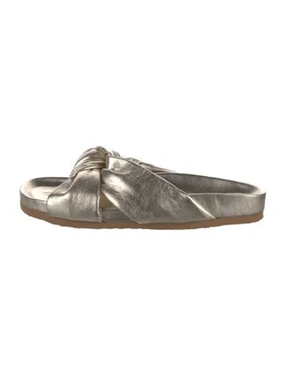 Pre-owned See By Chloé Leather Slides