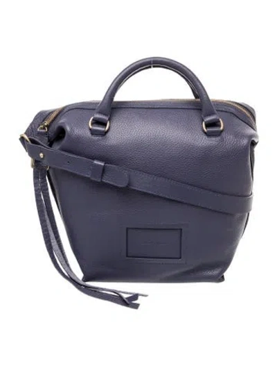 Pre-owned See By Chloé Leather Top Handle Bag In Blue