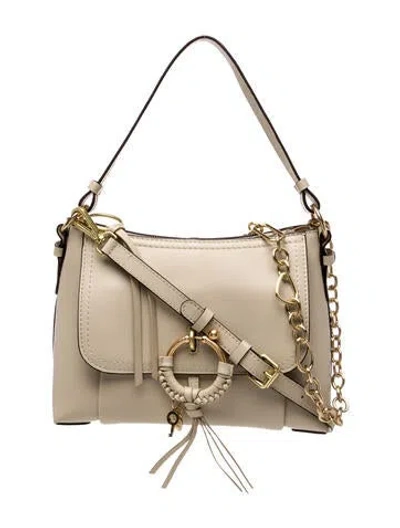 Pre-owned See By Chloé Leather Top Handle Bag In Neutral