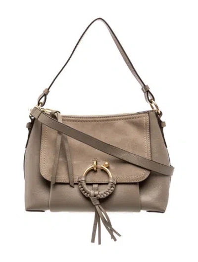 Pre-owned See By Chloé Leather Top Handle Bag In Neutral