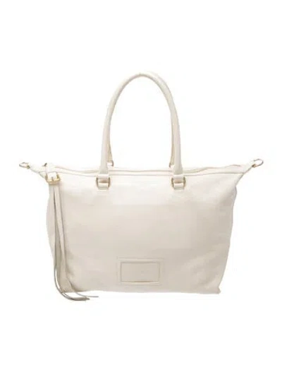 Pre-owned See By Chloé Leather Top Handle Bag In Neutral
