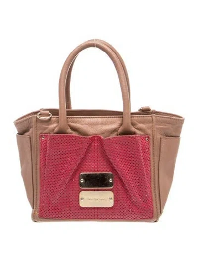 Pre-owned See By Chloé Leather Top Handle Bag In Neutral
