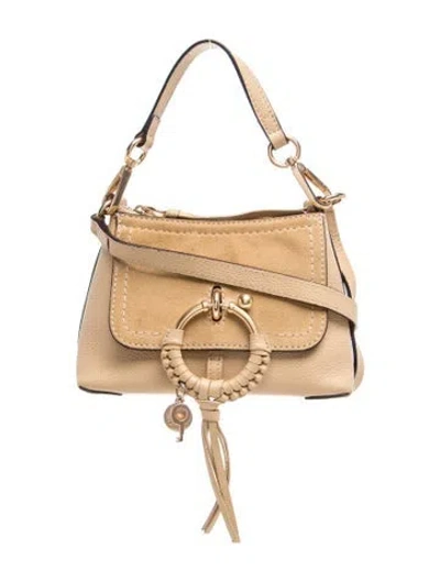 Pre-owned See By Chloé Leather Top Handle Bag In Neutrals