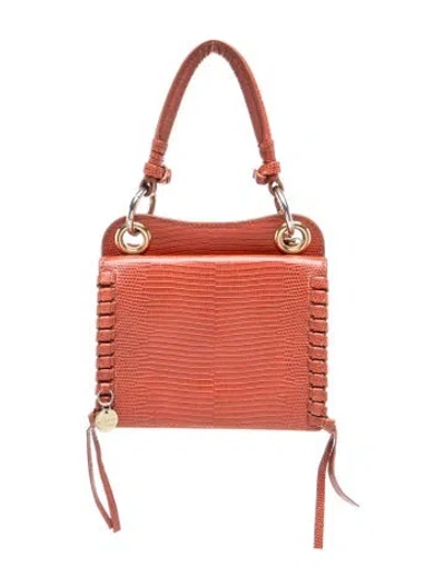 Pre-owned See By Chloé Leather Top Handle Bag In Red