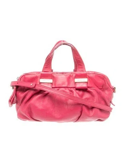 Pre-owned See By Chloé Leather Top Handle Bag In Red