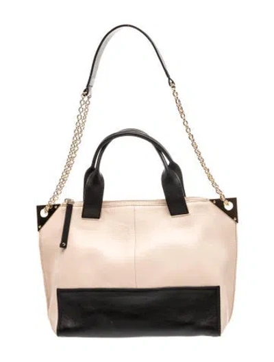 Pre-owned See By Chloé Leather Tote In Neutrals